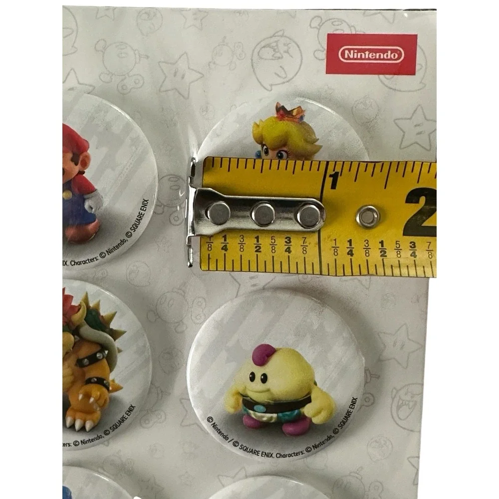 Nintendo Switch Super Mario RPG‎ 6 Button set Gamestop Exclusive SEALED